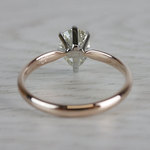 Ravishing Rose Gold Pear Cut 1 Carat Diamond Ring - small angle 4