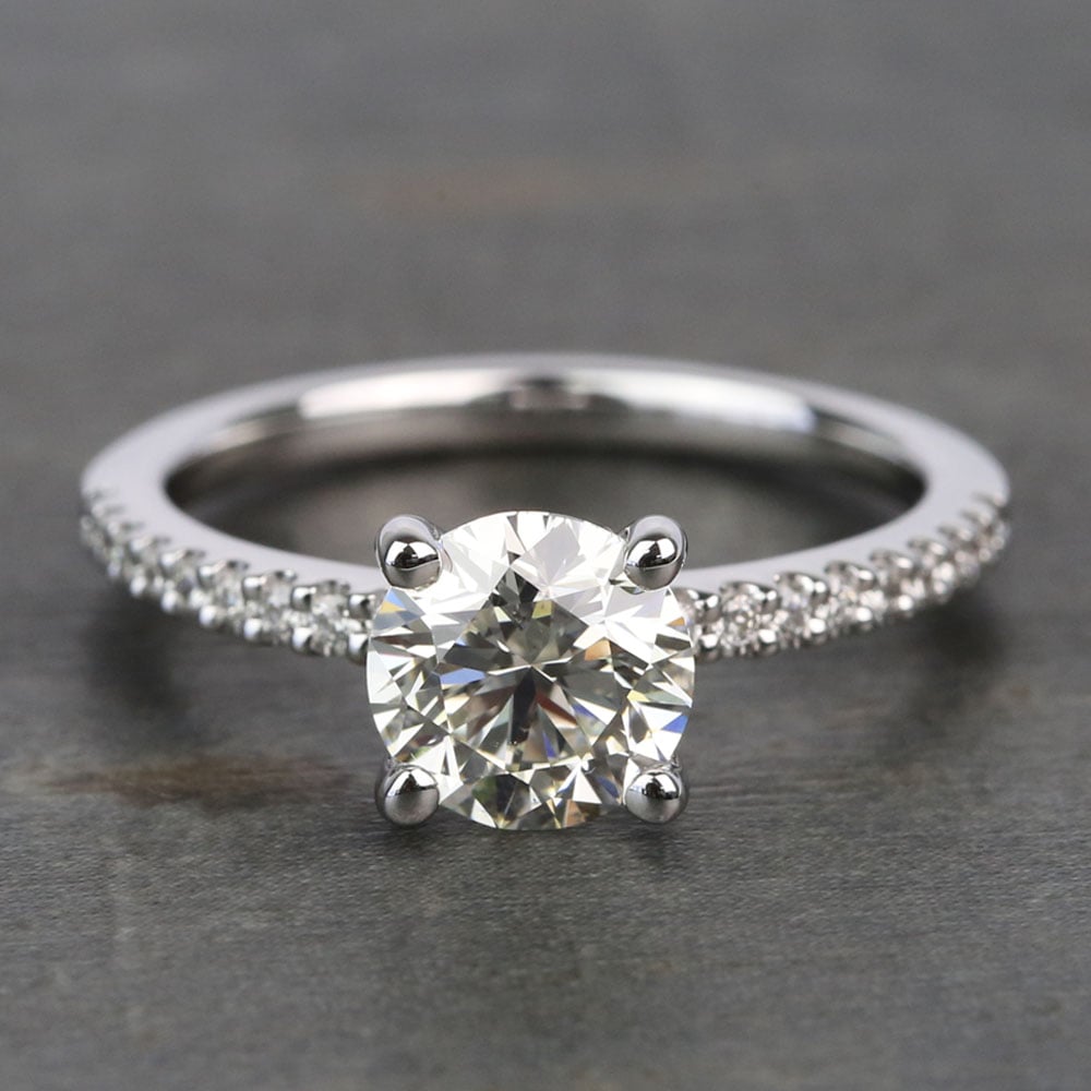 1 Carat Internally Flawless Diamond Engagement Ring