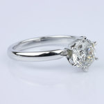 Six-Prong Solitaire Engagement Ring - small angle 3