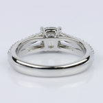 Split Shank Cushion Engagement Ring (1.01 ct.) - small angle 4