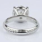 Twisted Rope Comfort-Fit Engagement Ring (3.53 ct.) - small angle 4