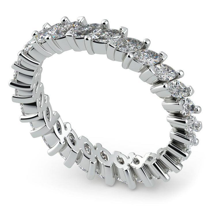 marquise cut eternity band