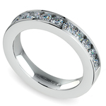 Channel Diamond Wedding Ring in Platinum (1/2 ctw) | Thumbnail 01