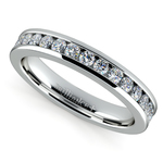 Channel Diamond Band in White Gold (1/2 ctw) | Thumbnail 01