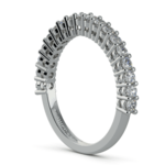 Shared Prong Diamond Wedding Ring in Palladium | Thumbnail 04
