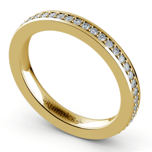 Classic Gold Eternity Pave Diamond Ring (1/2 Carat)