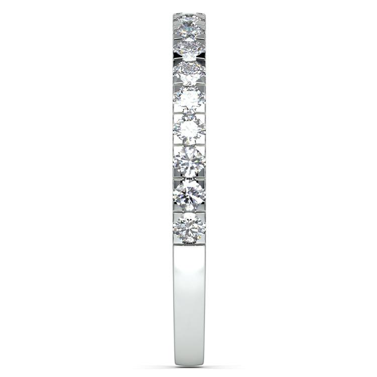 Petite Pave Diamond Wedding Ring in Palladium (1/3 ctw) | 04