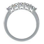 Five Diamond Wedding Ring in Platinum (3/4 ctw) | Thumbnail 03