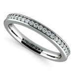 Pave Diamond Wedding Ring in Platinum  | Thumbnail 01