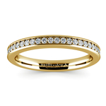 Pave Diamond Wedding Ring in Yellow Gold | Thumbnail 02