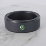 Ares - Mens Green Diamond Ring In Matte Elysium | Thumbnail 04