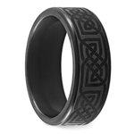 Ares - Celtic Design Mens Elysium Wedding Band (8mm) | Thumbnail 02