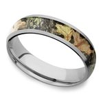 Mossy Oak Camouflage Mens Wedding Ring In Titanium (6mm) | Thumbnail 01