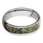 Mossy Oak Camouflage Mens Wedding Ring In Titanium (6mm) | Thumbnail 03