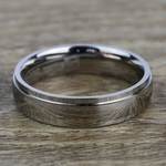 Beveled Men's Wedding Ring in Titanium (5mm) | Thumbnail 03