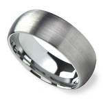 Bristle - Comfort-Fit Tungsten Mens Band with Brushed Finish | Thumbnail 01