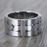 Celtic Cross Men's Wedding Ring in Cobalt (10mm) | Thumbnail 04