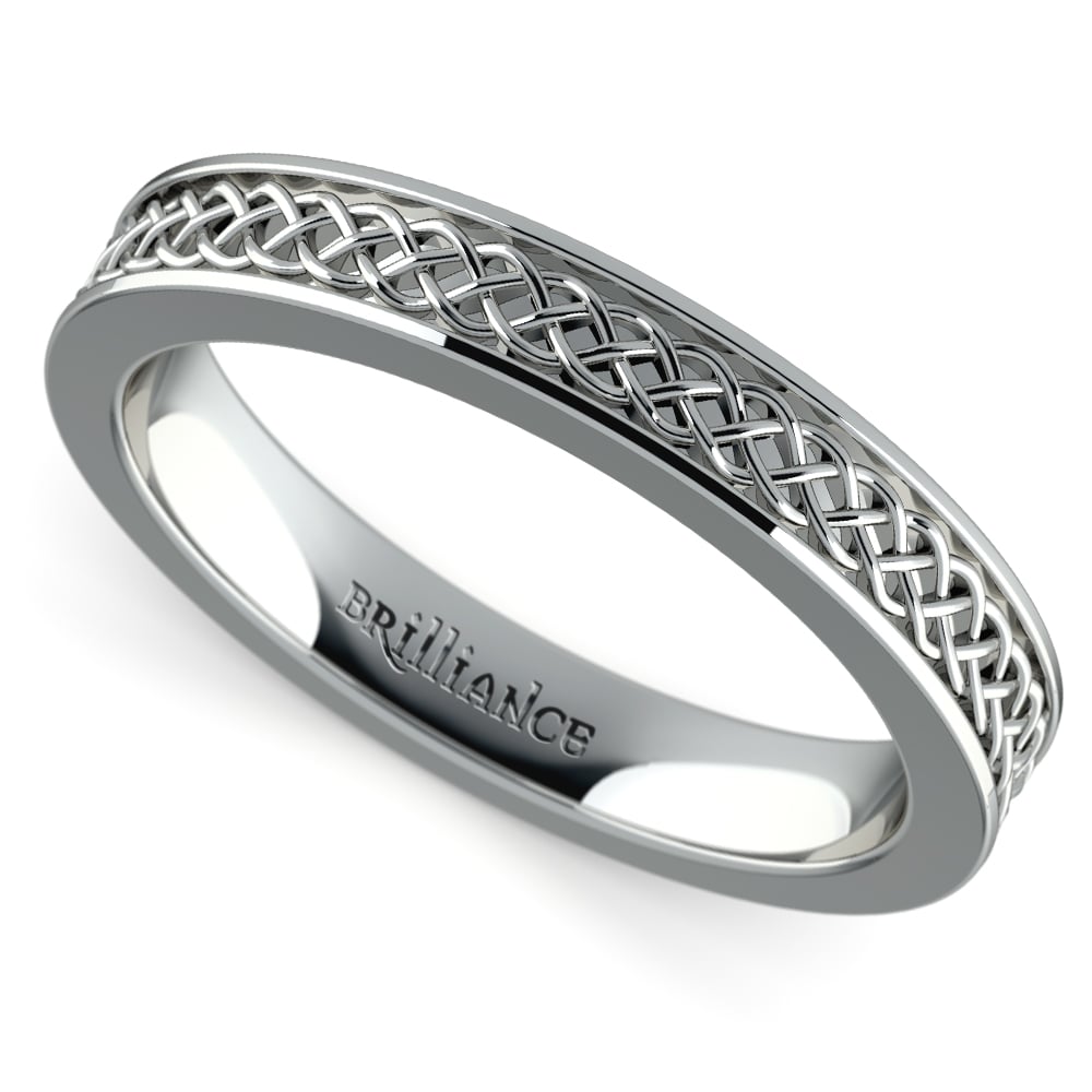 14K White Solid Gold Womens Diamond Wedding Ring Band 0.13 Ctw – Avianne  Jewelers