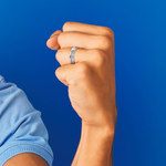 Channel Diamond Men's Wedding Ring in Platinum (6mm) | Thumbnail 04