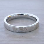 Flat Men's Wedding Ring in Platinum (4mm) | Thumbnail 03