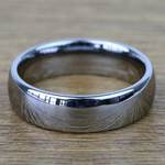 Comfort Fit Men's Wedding Ring in Tungsten (7mm) | Thumbnail 03
