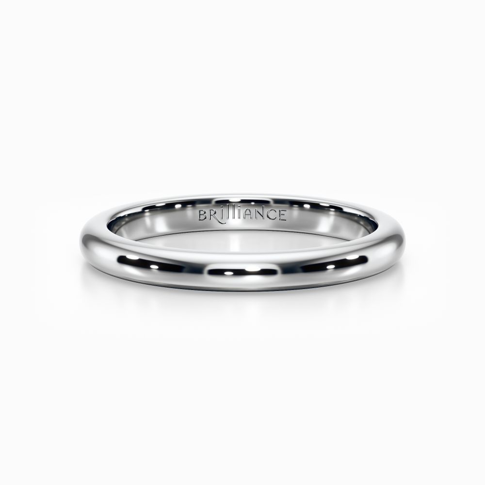 Comfort-Fit Wedding Ring in Platinum (2.5 mm)