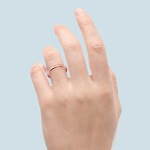 Comfort Fit Wedding Ring in Rose Gold (2mm) | Thumbnail 03