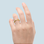 3mm Gold Wedding Band In A Comfort Fit | Thumbnail 03