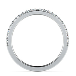 Curved Diamond Wedding Ring in Platinum | Thumbnail 03