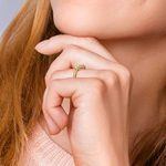 Five Diamond Wedding Ring in Yellow Gold  | Thumbnail 07
