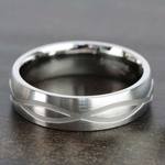 Infinity Pattern Men's Wedding Ring in Titanium (6mm) | Thumbnail 04