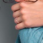 Inset Diamond Wedding Ring in Rose Gold (3mm) | Thumbnail 07