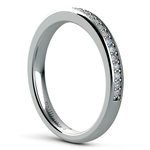 Matching Halo Diamond Wedding Ring in Platinum | Thumbnail 04