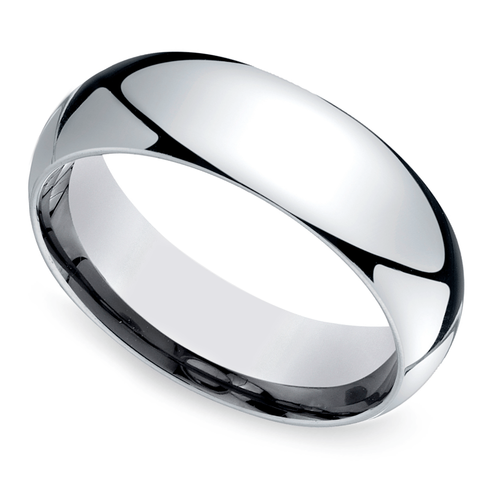 Mens Black & Silver Wedding Ring | LOVE2HAVE in the UK!