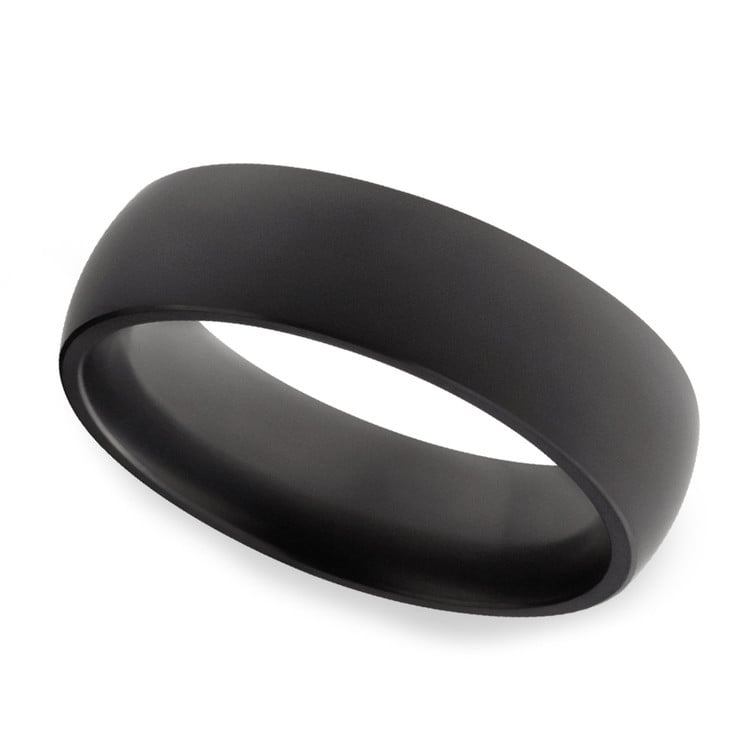 Nyx - Matte Domed Elysium Ring (6mm) | 01
