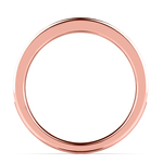 Pave Diamond Wedding Ring in Rose Gold | Thumbnail 03