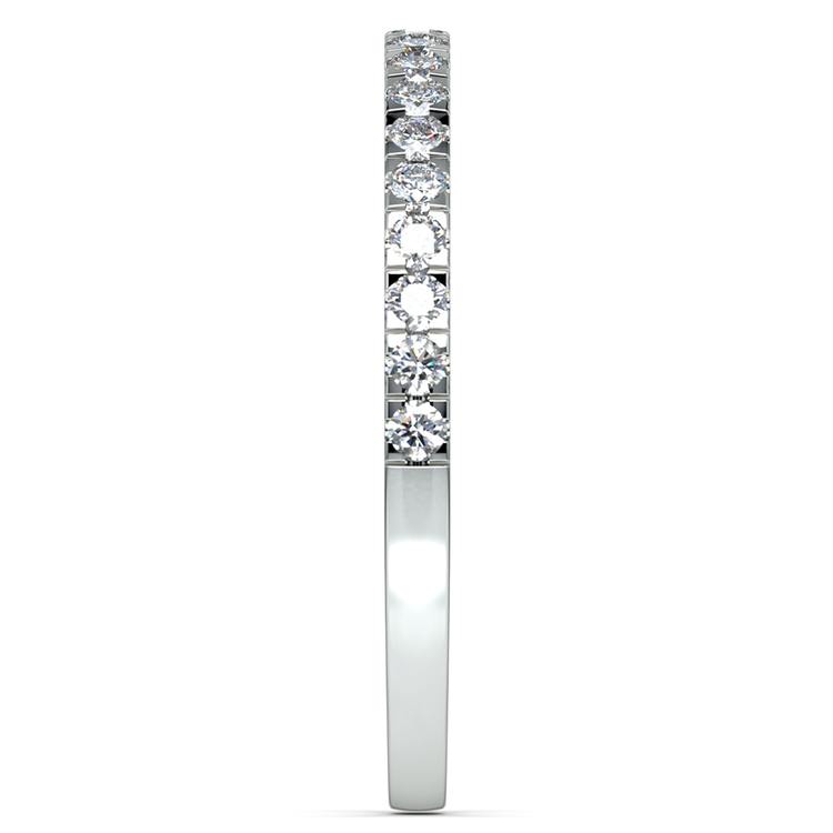 Petite Pave Diamond Wedding Ring in White Gold (1/4 ctw) | 04