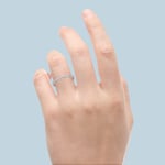 Petite Pave Diamond Eternity Ring in Platinum (4/5 ctw) | Thumbnail 05