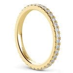 Petite Pave Diamond Eternity Ring in Yellow Gold (5/8 ctw) | Thumbnail 04
