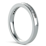 Princess Channel Diamond Wedding Ring in Platinum | Thumbnail 04