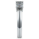 Princess Five Diamond Wedding Ring in White Gold (1 1/2 ctw) | Thumbnail 05