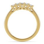 Princess Trellis Diamond Wedding Ring in Yellow Gold (1/2 ctw) | Thumbnail 03