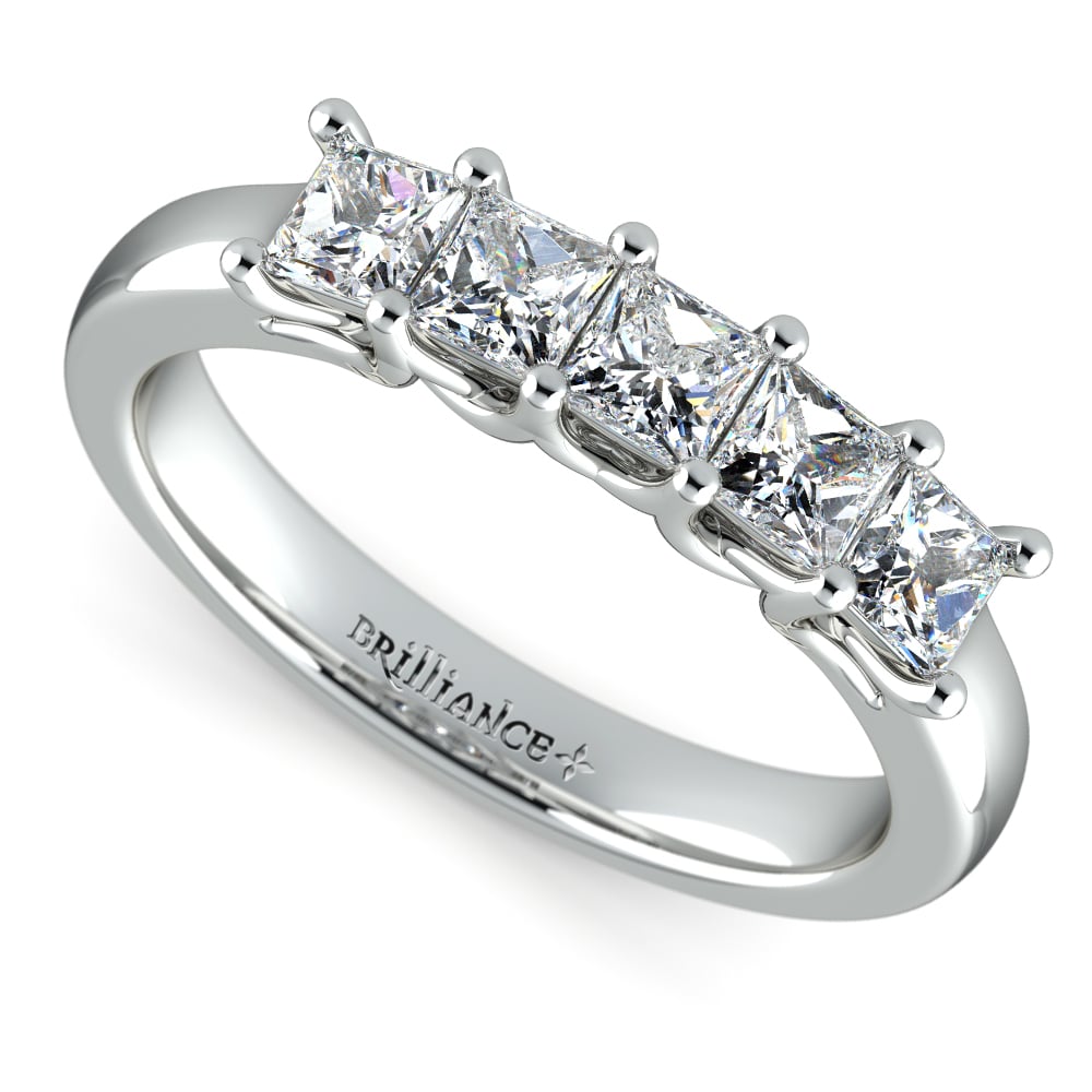 Platinum Leaf & Flower Diamond Ring For Women ADLR151
