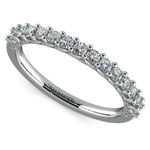Reverse Trellis Diamond Wedding Ring in Platinum | Thumbnail 01