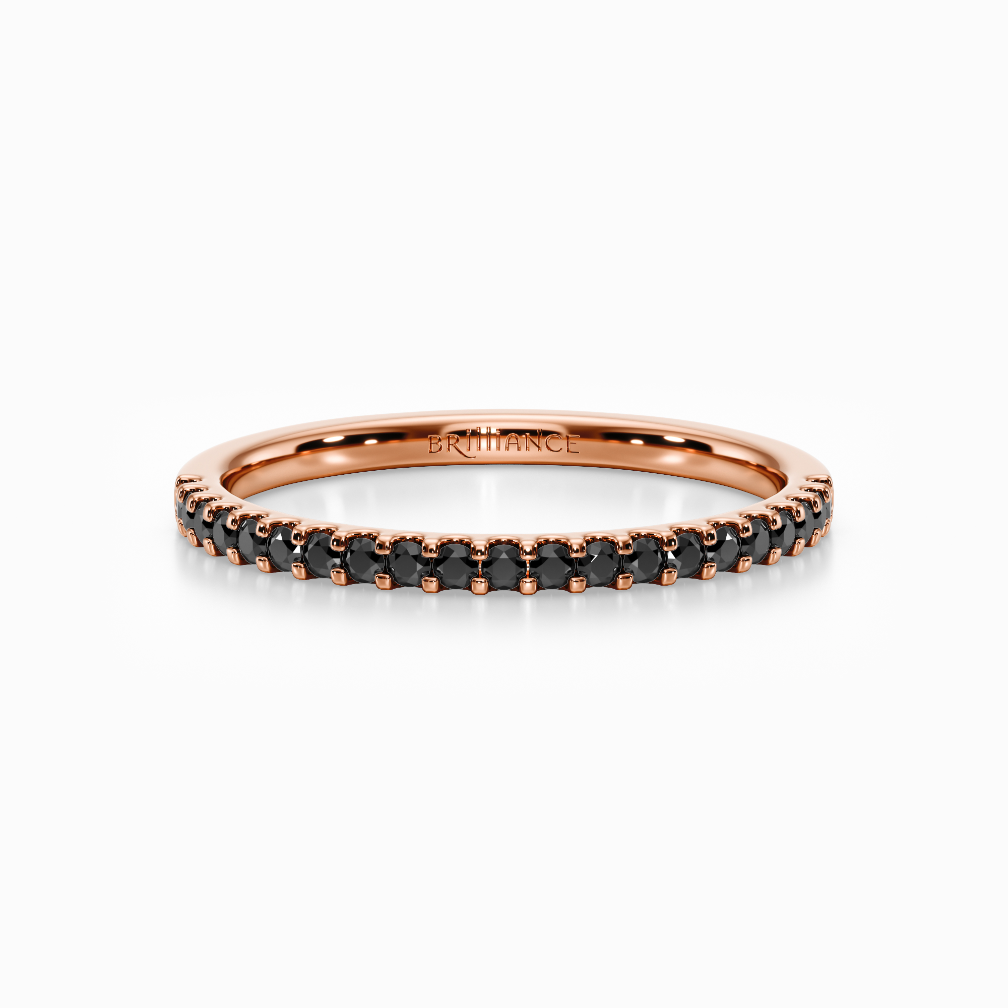 Only worn a few times. 
Black and rose gold with diamonds Rose Gold Treated Black Diamond and Diamond Swirl Engagement  main image 2