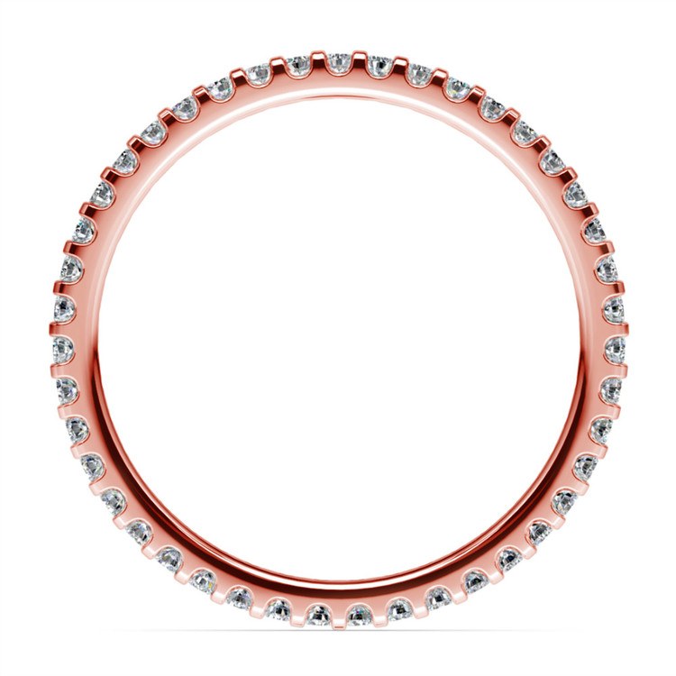 Scallop Diamond Eternity Ring in Rose Gold | 03