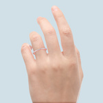 Scallop Diamond Wedding Ring in Rose Gold (1/4 ctw) | Thumbnail 06