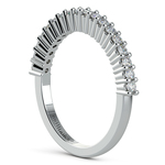 Shared Prong Diamond Wedding Ring in Palladium (0.38 Ctw) | Thumbnail 04