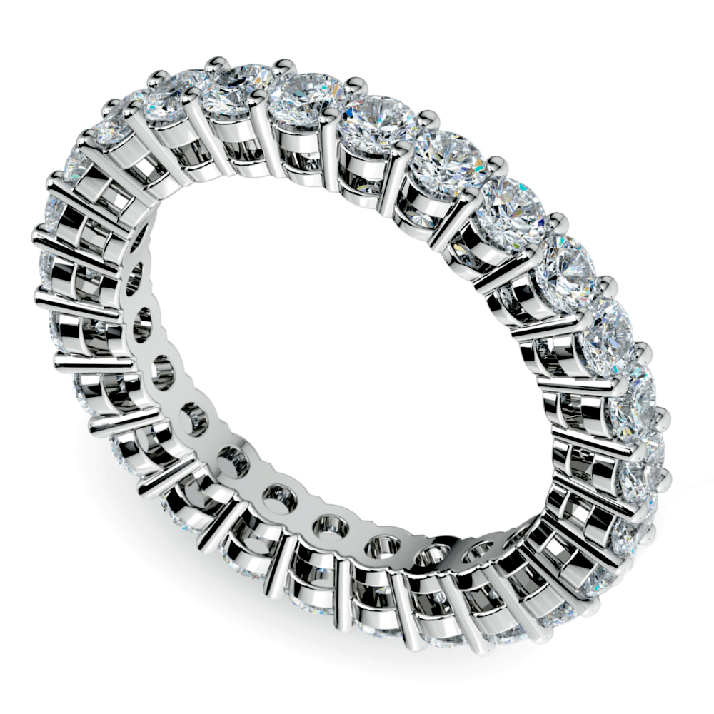 White Gold 2 Ctw Round Diamond Eternity Band