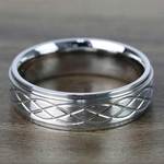 Step Edge Celtic Men's Wedding Ring in Cobalt (7mm) | Thumbnail 03
